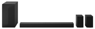 LG 5.1 CH Bluetooth Dolby Digital Soundbar with Rear Speakers and Wireless Subwoofer (S60TR.ACANLLK) | Barre de son LG à 5.1 canaux avec Bluetooth, DolbyMD Digital, haut-parleurs arrière et caisson d’extrêmes graves sans fil (S60TR.ACANLLK)