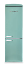 Classic Retro by Unique 24\" 12 Cu. Ft. Bottom-Freezer Refrigerator - Ocean Mist Turquoise - UGP-340L T AC