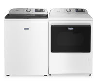 Maytag 6.0 Cu. Ft. Smart Top-Load Washer and 7.4 Cu. Ft. Electric Dryer – White