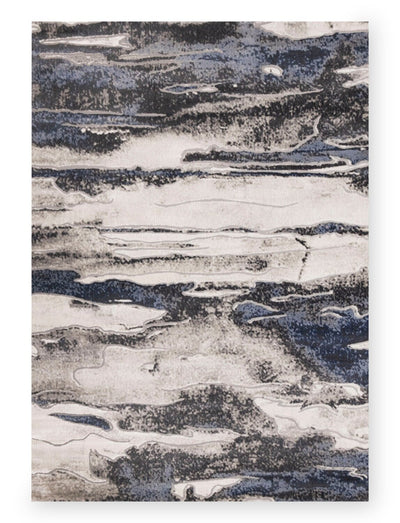 Linnie Blue Grey Area Rug - 5'3" x 7'7" | Carpette Linnie gris et bleu - 5 pi 3 po x 7 pi 7 po
