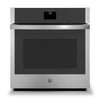 GE 27\" 4.3 Cu. Ft. Electric Single Wall Oven with No Preheat Air Fry - Stainless Steel - JKS5000SVSS