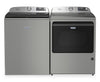 Maytag 6.0 Cu. Ft. Pet Pro Smart Top-Load Washer and 7.4 Cu. Ft. Electric Dryer – Radiant Silver