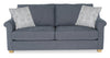 Finesse 81\" Contemporary Chenille Fabric Sofa - Flint Moss