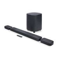 JJBL Bar 1000MK2 7.1.4 Channel 960W Soundbar with Subwoofer & Two Detachable Wireless Speakers (JBLBAR1000M2BLKAM)
