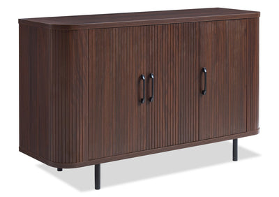 Carlene 47" Accent Cabinet – Dark Walnut | Armoire décorative Carlene de 47 po - noyer foncé