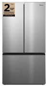 Midea 36\" 26.5 Cu. Ft. French Door Refrigerator with AutoFill Pitcher and Dual Ice Maker - MRF27I6BST