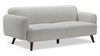 Sadie 78.7\" Fabric Sofa with Rubberwood Legs – Beige