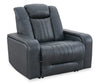 Shaquille O’Neal Home Delux 48\" Zero G Power Reclining Massage Chair with Shaq-o-pedic Comfort – Black