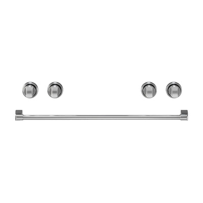 Thor Kitchen Handle and Knob Set for 36” Range in Stainless Steel - CKA-RE36-SS | Ensemble de poignées et de boutons Thor Kitchen en acier inoxydable pour cuisinière de 36 po - CKA-RE36-SS | RE36KSSS