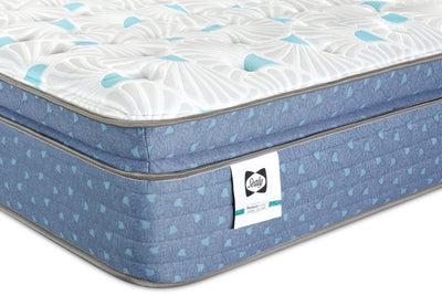 Sealy Posturepedic® Luxury Crown Jewel® Resort Paradiso Euro Pillowtop Queen Mattress | Matelas Euro-plateau épais Paradiso Resort Luxury Posturepedic Crown Jewel de Sealy pour grand lit