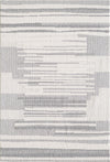 Rhodes Checkered Grey Area Rug - 7'11\" x 10'10\"