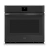 GE 30\" 5 Cu. Ft. Electric Single Wall Oven with No Preheat Air Fry - Black - JTS5000DVBB