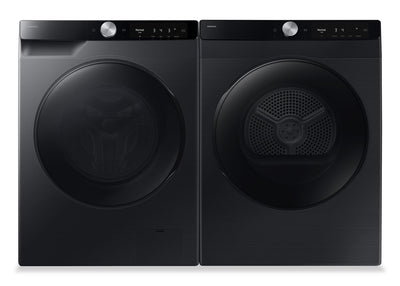 Samsung 4 Cu. Ft. Compact Dryer and 2.9 Cu. Ft. Compact Front Load Washer - Black | Sécheuse compacte de 4 pi3 et laveuse compacte à chargement frontal de 2,9 pi3 de Samsung - noire