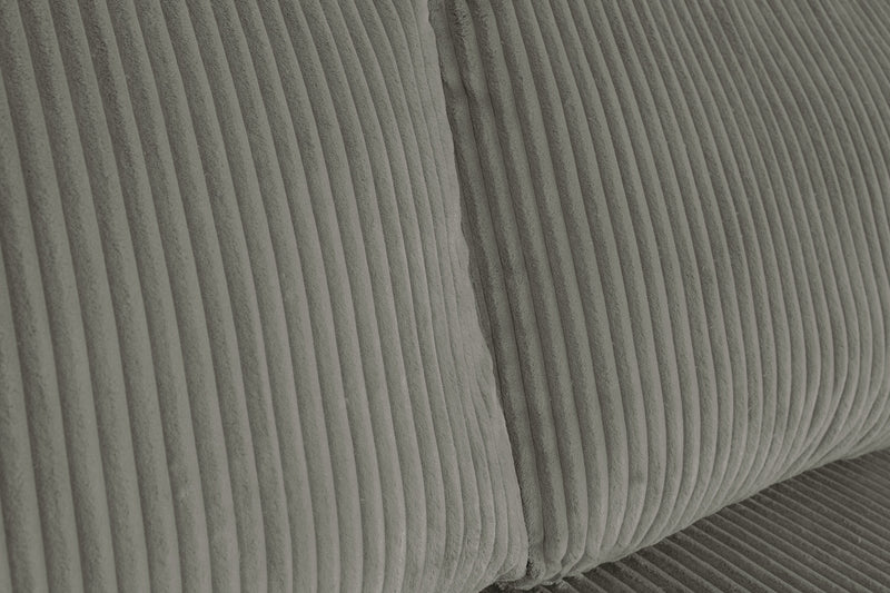 Stratus 108\" Faux Fur Fabric Full-Size Sofa Bed with Power Sliding - Fog Grey