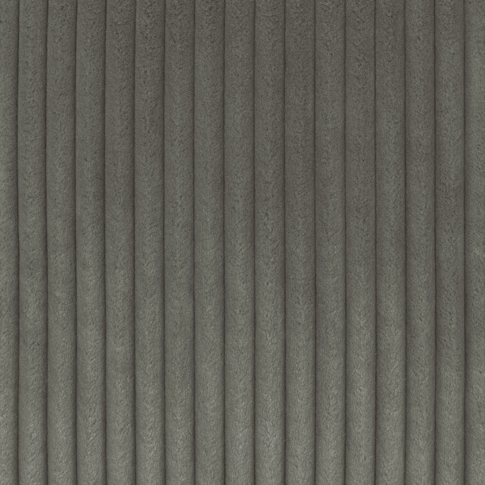 Stratus 108\" Faux Fur Fabric Full-Size Sofa Bed with Power Sliding - Fog Grey