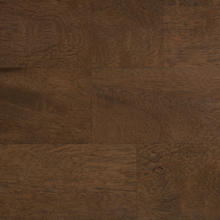 Talia Dining Chair with Vegan-Leather Fabric, Cross-Back - Brown