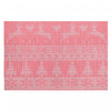 Vinyl Placemat Reindeer and Tree Red