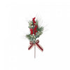 Berry Eucalyptus with Red Buffalo Bow Spray - Set of 3 Artificial Flower