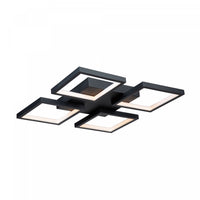 Graymar 24 W LED Black Flush Mount