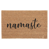 Coir Door Mat Namaste Floormat