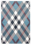 Kors Blue Machine Washable Area Rug - 5'0\" x 7'0\"