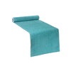 Chambray Ribbed Table Runner Teal - Set of 2