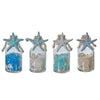 Bottled Sand and Seashells with Starfish Decor - Set of 4 Souvenir