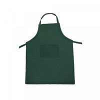 Polycotton Apron with Pocket Green