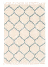 Helma Trellis Cream Shag 8'0\" X 10'0\" Area Rug