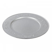 Charger Plate Ivy Silver Dinnerware
