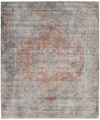 Baina Heriz Blue Area Rug - 5'3