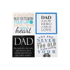 Canvas Wall Art for Dads - Set of 4 Wall Decor