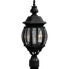 Classico 3-Light Black Lantern Post II