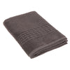 Basketweave Bath Towel 30 x 60 Charcoal Grey - Set of 2 Towels