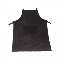 Polycotton Apron with Pocket Black
