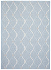 Neisha Abstract Light Blue Rug 6'7\" X 9'6\" Area Rug