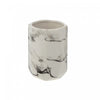 Ceramic Tumbler White Marble - Set of 2 Bath Accessories