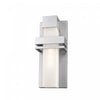 Camden 1-Light Silver Outdoor Wall Light