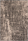 Sadie Safari Black-Silver Area Rug - 7'10\" x 10'2\"