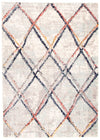 Makondo Abstract Ivory Area Rug - 5'3\" x 7'3\"