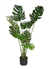 Artificial 47\" Monstera Indoor & Outdoor In Black Pot