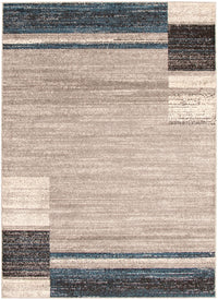 Aya Grey-Blue Area Rug - 5'3