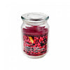 18 Oz Scented Jar with Glass Lid Cranberry Delight - Set of 2 Candle