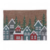 Tapestry Placemat Winter Village 13 x 18 - Set of 12