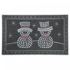 Rubber Double Snowman Floormat