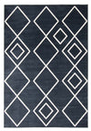 Kenza Blue Machine Washable Area Rug - 5'0\" x 7'0\"