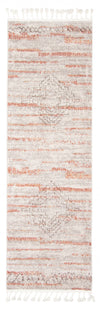 Vera Aztec Ivory/Copper Area Rug - 2'7\" x 8'4\"