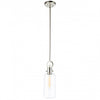 Single Large Glass Clear Pendant