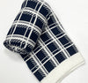 Cambridge Navy and White Throw Blanket - 50x60