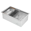 Ancona 30\" Undermount Workstation Kitchen Sink - AN-3372